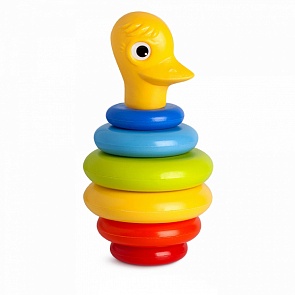 Пирамида-мини - Утёнок с кольцами, 19 см (Русский Стиль, 9244)